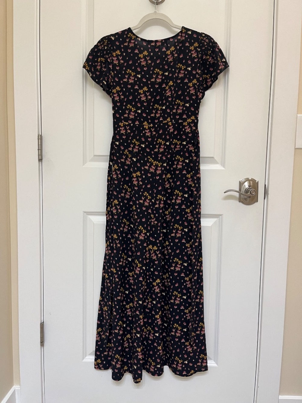 Hill House The Rae Dress - Fuchsia Lucky Charm / X-Small View 4